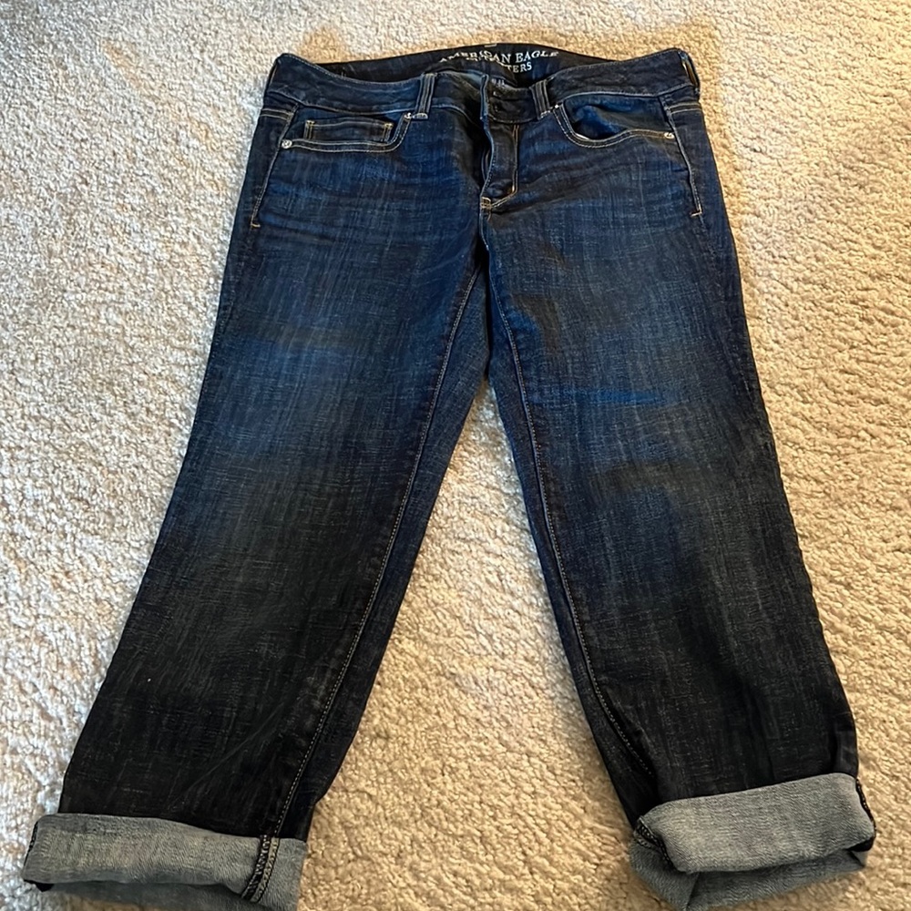 American eagle artist crop jeans